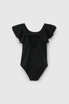 Imagen 2 del producto Traje De Baño Negro UV Texturado De Niña TBLY0201V26