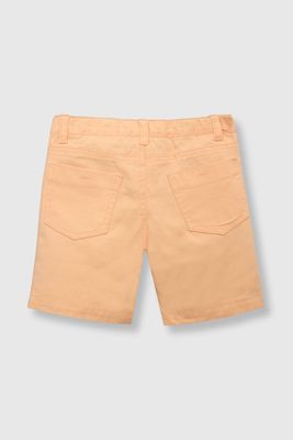 Imagen 2 del producto Bermuda Bebé Niño Gabardina Naranjo (3 A 36 Meses) Colloky