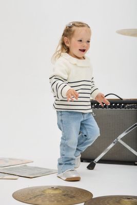 Imagen 2 del producto Sweater Niña Beige 7555 Colloky