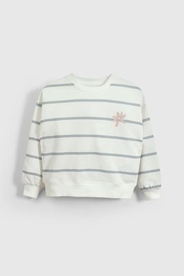 Polerón Rayas Celeste De Niña PLPO0859V26