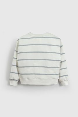 Imagen 2 del producto Polerón Rayas Celeste  De Niña PLPO0859V26