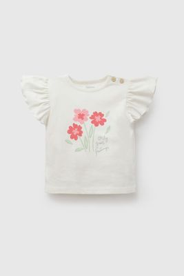 Imagen 2 del producto Conjunto Polera y Short Flores Rosadas de Niña COJE3075V26