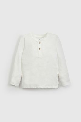 Polera Básica Blanca De Niño P1JE5909V26