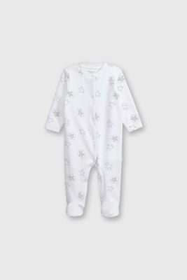 Conjunto de plush suave con broches Blanco y Estampa de Estrella