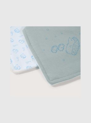 Imagen 2 del producto Pack 2 Baberos Celeste