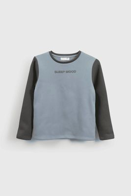 Imagen 2 del producto Pijama de Franela Bicolor Negro