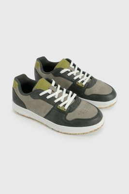 Zapatilla Lifestyle de Niño Gris Caña Baja con Cordón