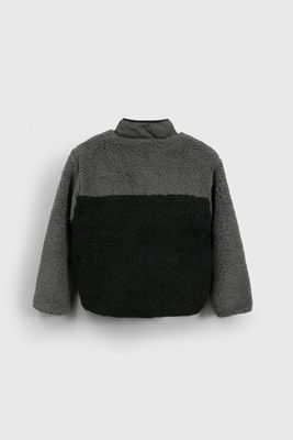 Imagen 2 del producto Chaqueta Polar y Chiporro Negro con Cierre para Niño de 3 a 12 años