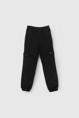 Jeans Negro Cargo De Niño JEME0702V26