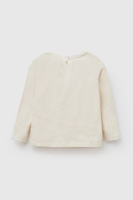 Imagen 2 del producto Polera Niña Crema 8088 Colloky