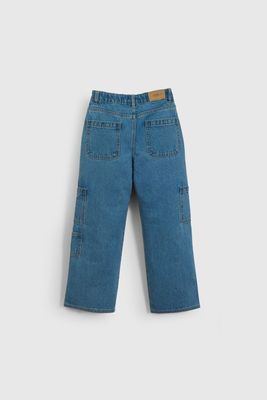 Imagen 2 del producto Jeans Azul Cargo De Niña JEME1450V26