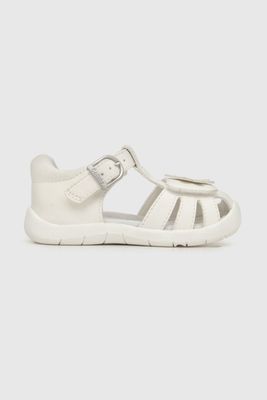 Imagen 2 del producto Sandalia de niña doble ajuste blanco / white (21 a 27)