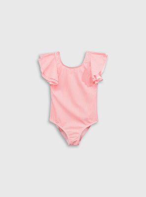 Imagen 2 del producto Traje de Baño Naranajo con Rayas