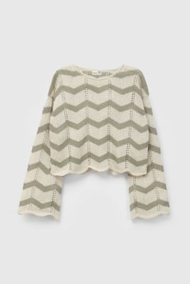 Imagen 2 del producto Sweater Rayas Verde De Niña SWLA0492V26