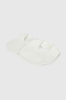 Imagen 2 del producto Pack Dos Baberos Impermeable Blanco Unisex BAADU209V26