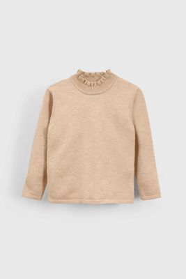 Sweater Cuello Alto Beige