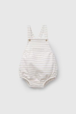 Imagen 2 del producto Conjunto Blanco Rayado Unisex De Bebé COTOU109V26