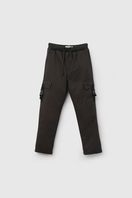 Pantalón Negro Cargo De Niño PTGB0502V26