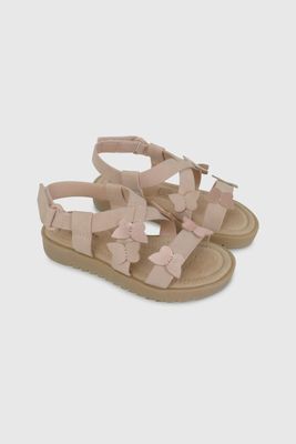 Sandalia Rosada con Aplicaciones de Mariposas 43080230V26