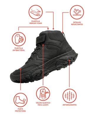 Imagen 2 del producto Botin Escolar Negro 7283 Colloky