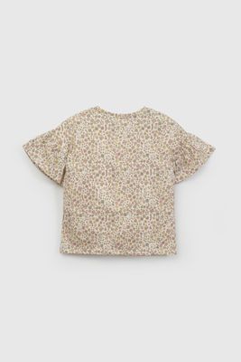 Imagen 2 del producto Polera Flores Vuelo  De Niña POJE0698V26