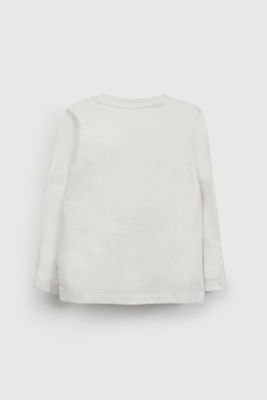 Imagen 2 del producto Polera Blanca Animales De Niño POJE8378V26