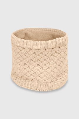 Imagen 1 del producto Cuello Tejido con Polar Fleece Interior Blanco de Niña Talle Único