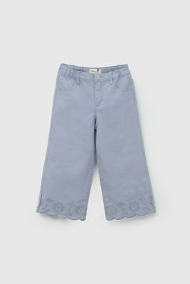 Imagen 2 del producto Pantalón Celeste Broderie De Niña PTGB1440V26