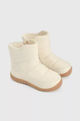 Bootie Caminante de Niña Caña Media Amarillo Edad 12 a 4 Años