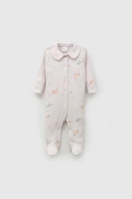 Osito Morado Cuello Navy De Bebé OLPU0414V26