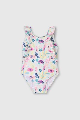 Traje de baño de bebé niña playa aqua (3 a 36 meses)