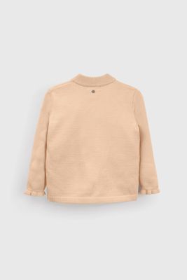 Imagen 2 del producto Sweater Cuello Alto liso Beige de niña Talla 3A al 12A 3672