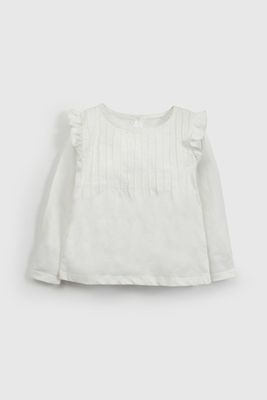 Imagen 2 del producto Polera Blanca Vuelos De Niña POJE5609V26