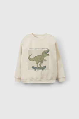 Imagen 1 del producto Polerón Beige Dinosaurio