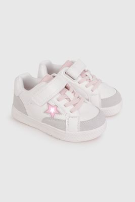 Imagen 2 del producto Zapatilla de Luces Blanca con Estrellas 47020210V26