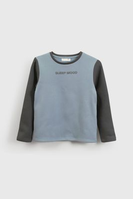 Imagen 2 del producto Pijama Franela Manga Larga Niño Negro de 2 a 12 años