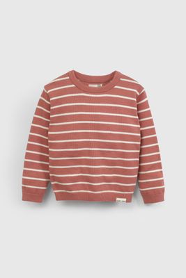 Sweater Rojo Rayado De Niño SWLA0536V26