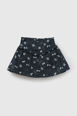 Falda Celeste Niña 7552 Colloky