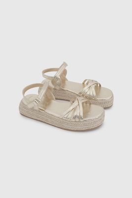 Alpargata Dorada Niña 53380224V26