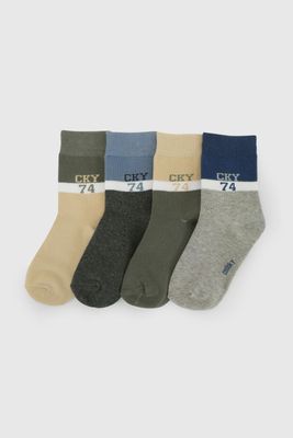 Calcetin 3/4 Niño Gris 7341 Colloky