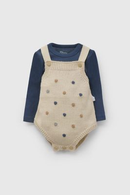 Conjunto Beige Bebé niño 7390 Colloky