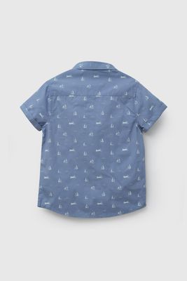 Imagen 2 del producto Camisa Celeste Estampada De Niño CAPN0140V26