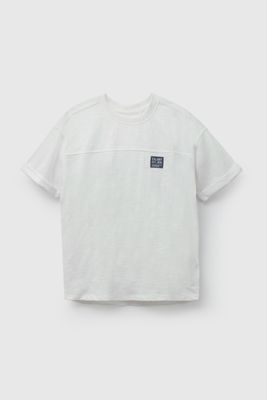 Polera Blanca Estampada De Niño POJE3709V26