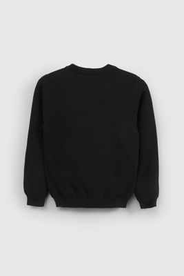 Imagen 2 del producto Sweater Negro Texturado De Niño SWLA2302V26