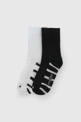 Calcetin 3/4 Blanco Unisex niño Colloky