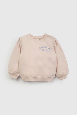 Polerón Rosado Manga Recogido De Niña PLPO5235V26