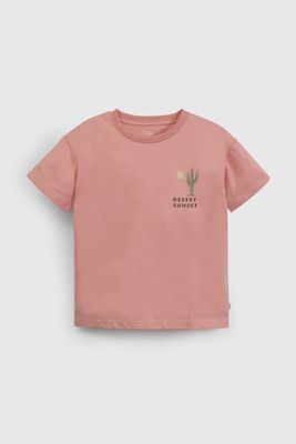 Polera Rojo Estampada De Niño POJE1136V26