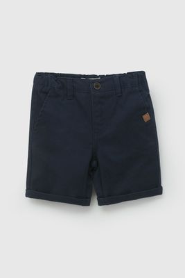 Bermuda Azul Gabardina De Niño BDGB0957V26