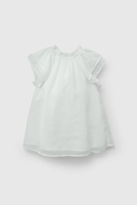 Imagen 2 del producto Vestido Blanco Manga Con Vuelos De Niña VEPY0809V26