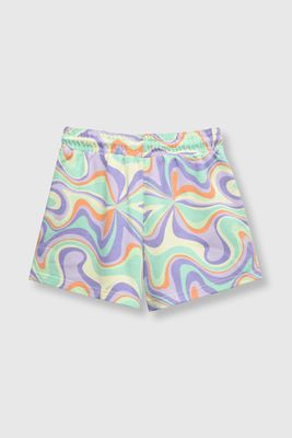 Imagen 2 del producto Short de niña sicodelico lila (2 a 12 años)
